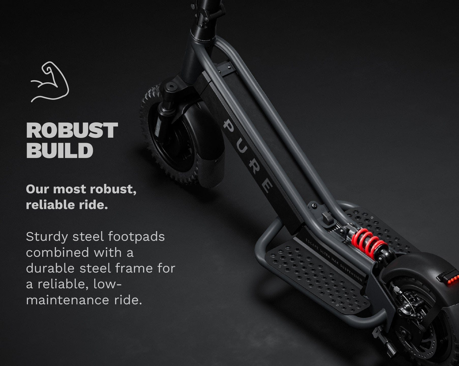 Pure Scooter ESCAPE ULTRA MAX SUSPENSION